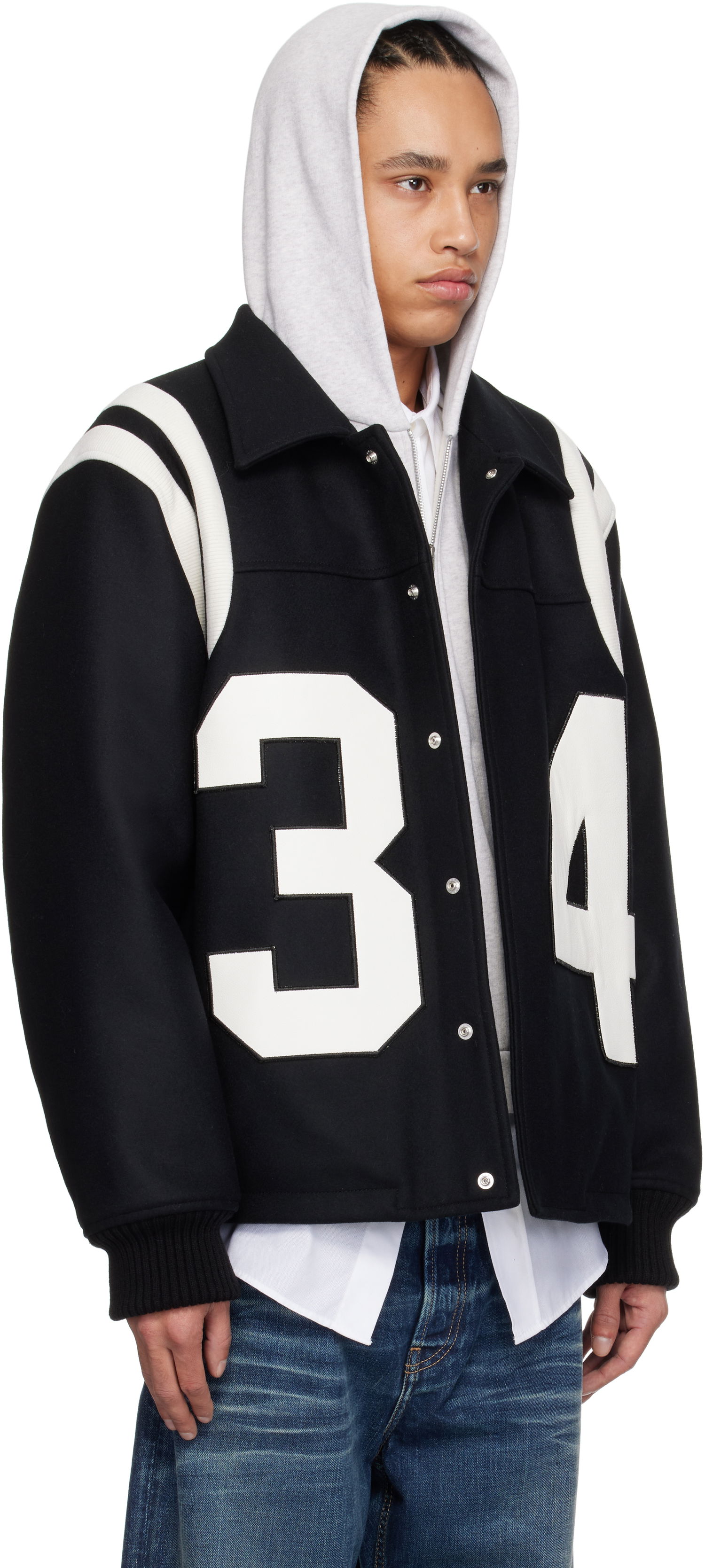 Bomber bunda Ambush AMBUSH Varsity Bomber Jacket Čierna | 12115288, 1