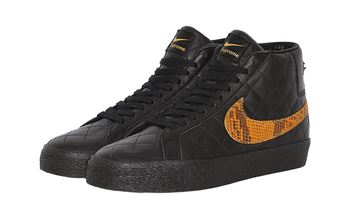Tenisky a topánky Nike SB Supreme x Zoom Blazer Mid QS SB "Black Snakeskin" Čierna | DV5078-001, 1