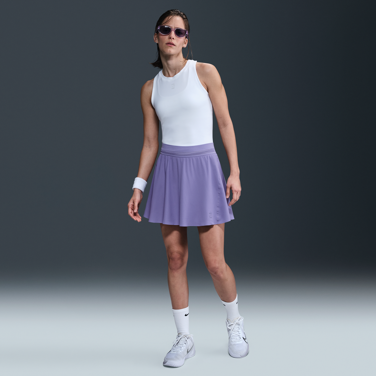 Sukňa Nike NikeCourt Ace Advantage Dri-FIT Tennis Skirt Fialová | FZ6726-527, 1