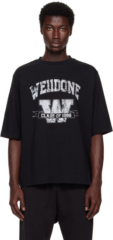 Tričko We11done We11done Printed University T-Shirt Čierna | WD-TT2-25-743-U-BK, 0