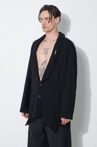 Mikina UNDERCOVER Undercover Hooded Cardigan Čierna | UC1D4102, 4