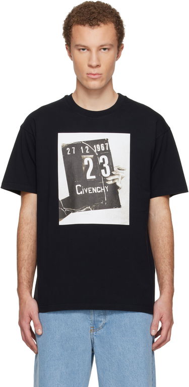 Tričko Givenchy Clapperboard Print T-shirt Čierna | BM71NK3YSL001, 0
