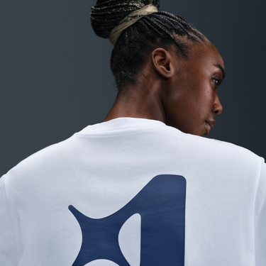 Tričko Nike A'ja Wilson Loose Fit Short-Sleeve T-Shirt Biela | HQ1696-100, 2
