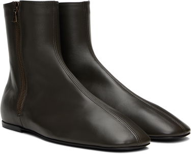 Oblečenie Dries Van Noten Dries Van Noten Leather Sock Boots Zelené | MS251-1318, 3