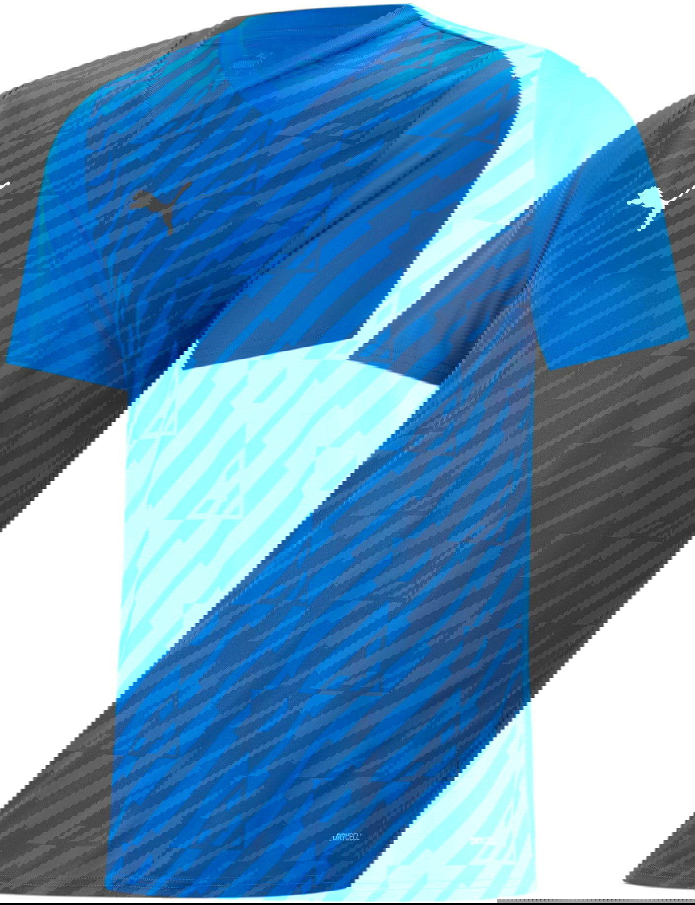 Dres Puma teamULTIMATE DRYCELL Patterned Short-Sleeve Performance Jersey Modrá | 705371-002, 0