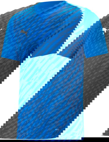 Dres Puma teamULTIMATE DRYCELL Patterned Short-Sleeve Performance Jersey Modrá | 705371-002, 0