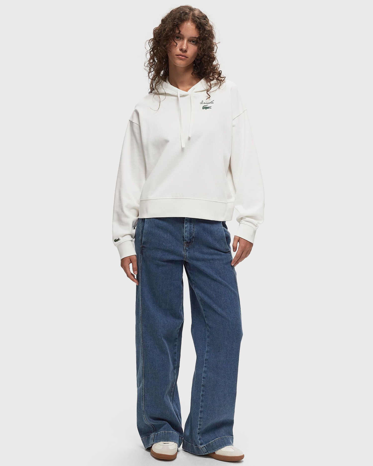 Mikina Lacoste SWEATSHIRT Biela | SF2649-70V, 1