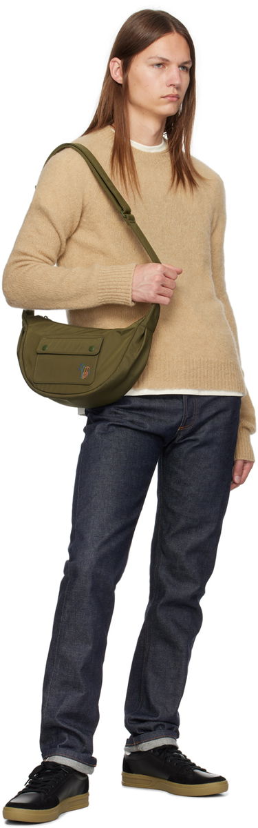Taška cez rameno Paul Smith PS Paul Smith Crescent Bag Zelené | M2A-7873-NOUTZE-36-0, 3