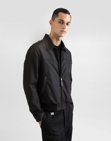 Bomber bunda Dolce & Gabbana Dolce & Gabbana Canvas Bomber Jacket Čierna | G9BHNTFUS21N0000, 3
