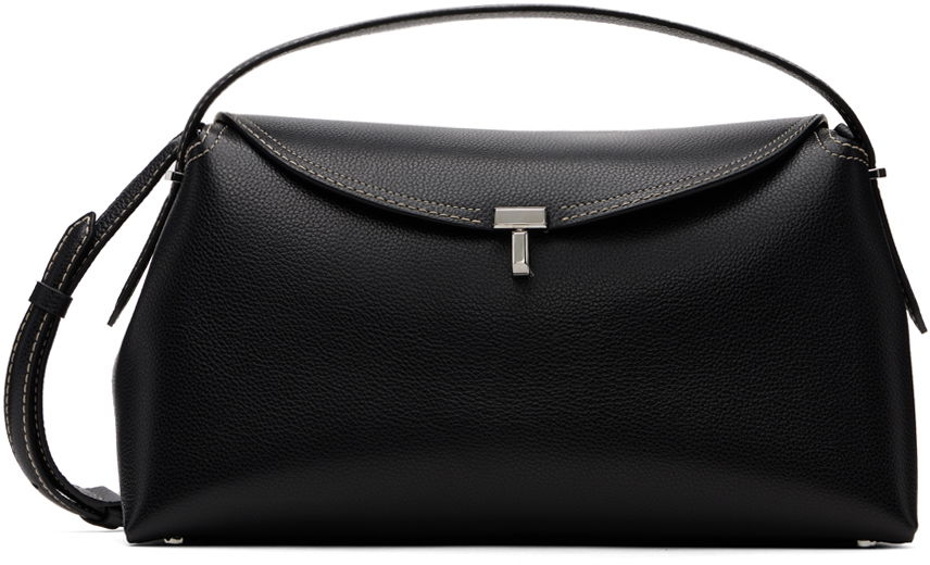 T-Lock Leather Shoulder Bag