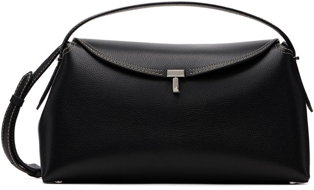 T-Lock Leather Shoulder Bag