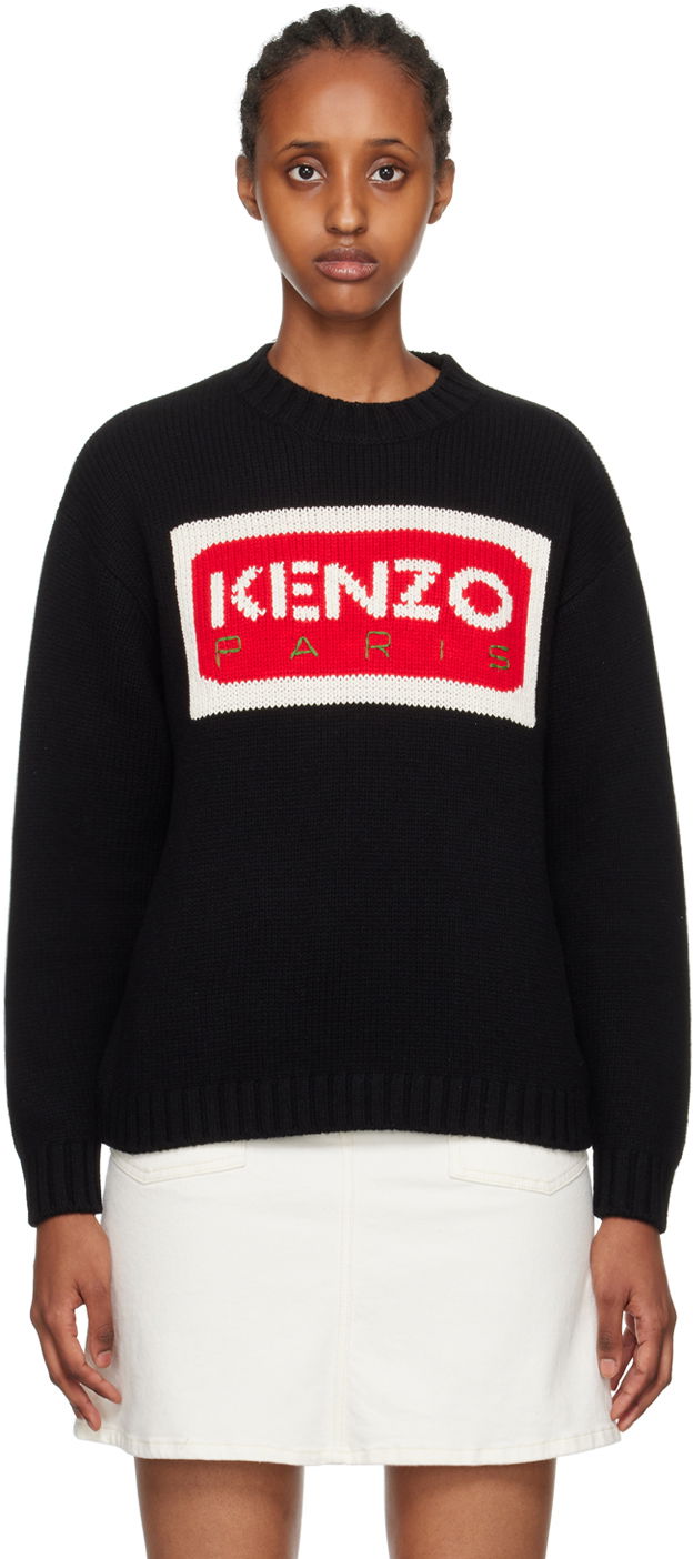 Sveter KENZO Paris Intarsia Čierna | FD62PU4313LA, 0