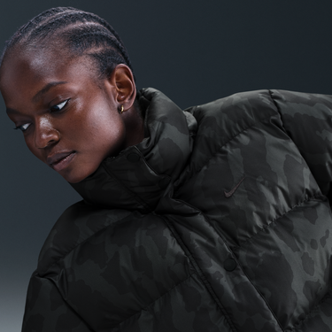 Prešívaná bunda Nike Therma-FIT Camo Puffer Jacket Čierna | HV5101-010, 1