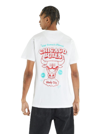 Tričko Mitchell & Ness NBA Merch Take Out Tee Biela | BMTRINTL1234-CBUWHIT