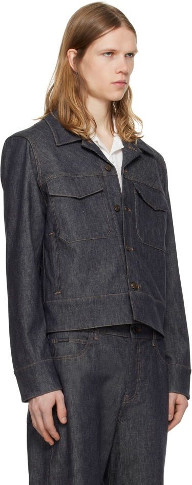 Bunda Courrèges Courrèges Utility Trucker Denim Jacket Modrá | 125DBL250DE0035, 1