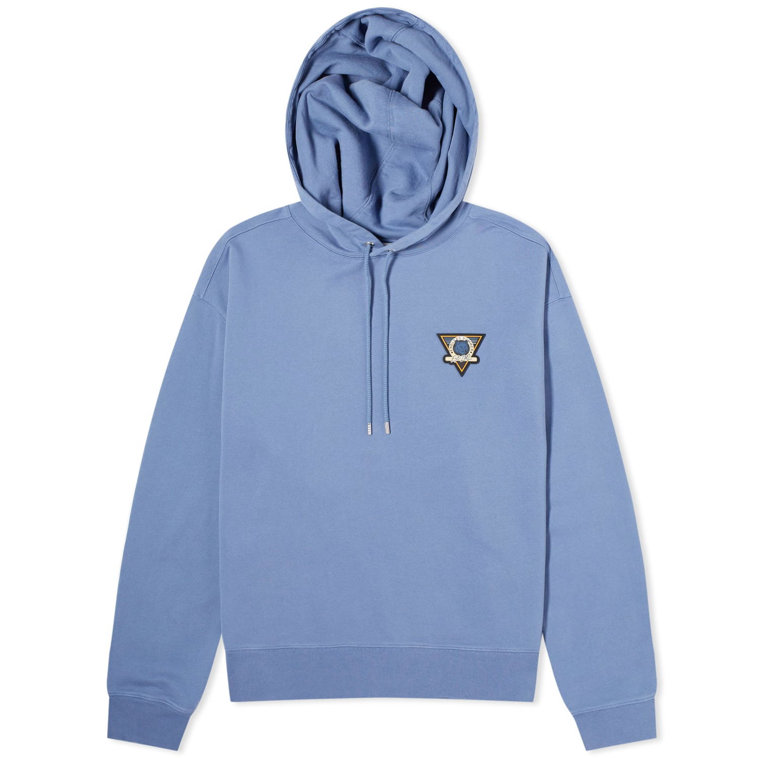 Mikina MAISON KITSUNÉ Maison Kitsuné Surf Collage Oversize Hoodie Modrá | MM00709KM0001-P433, 0