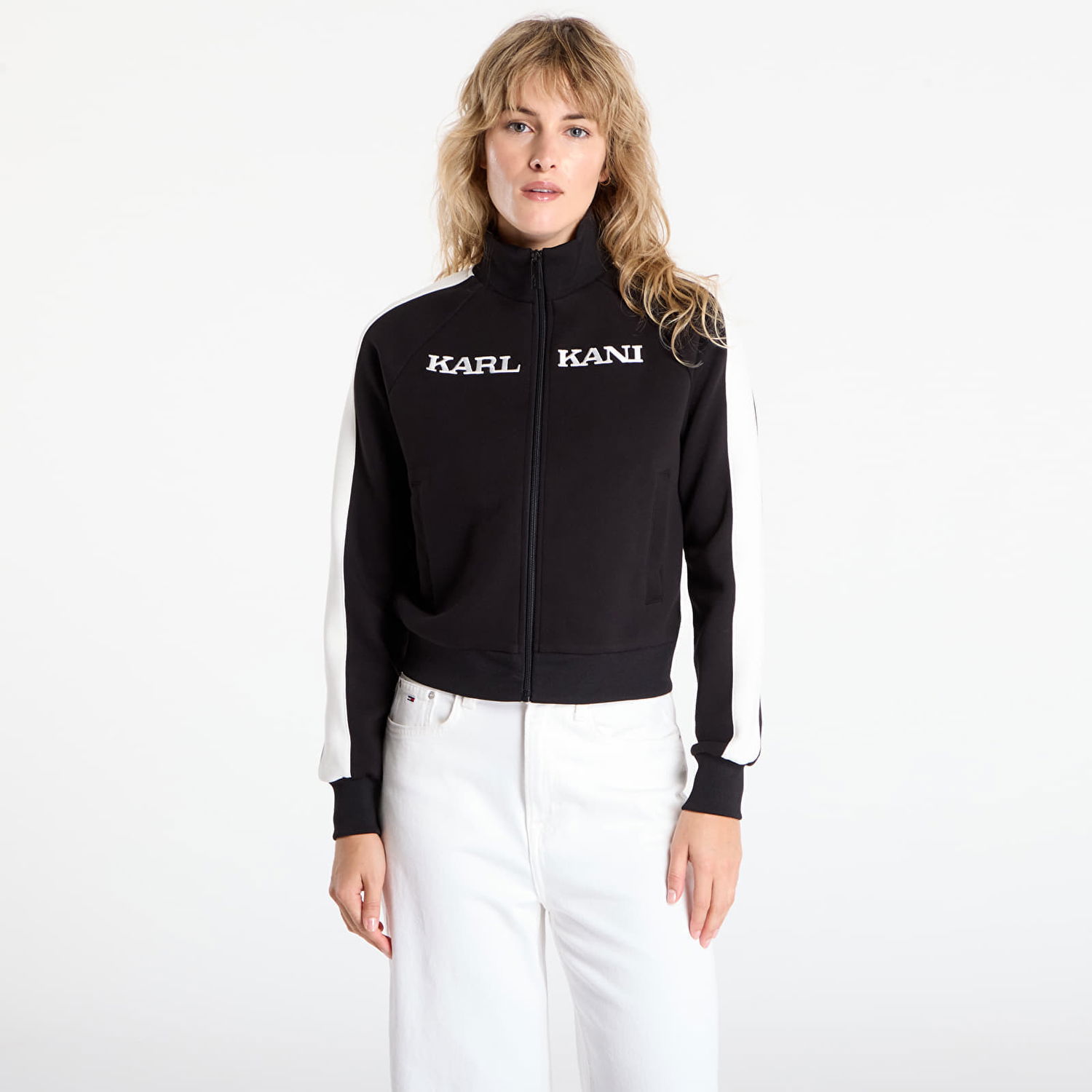 Bunda Karl Kani Karl Kani Retro Sidestripe Track Jacket Čierna | PD00005496, 0