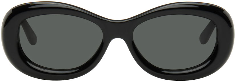 Slnečné okuliare Courrèges Oval Sunglasses Čierna | 322ALU003AC0006
