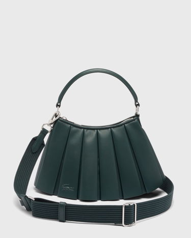 Taška cez rameno Lacoste Lacoste LENGLEN Pleated Shoulder Bag Zelené | NU5011DP-946, 1