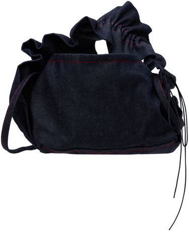 Kabelka Cecilie Bahnsen Denim Ruffle Handle Bag Čierna | 1.24BAG45012 UMI BAG, 1