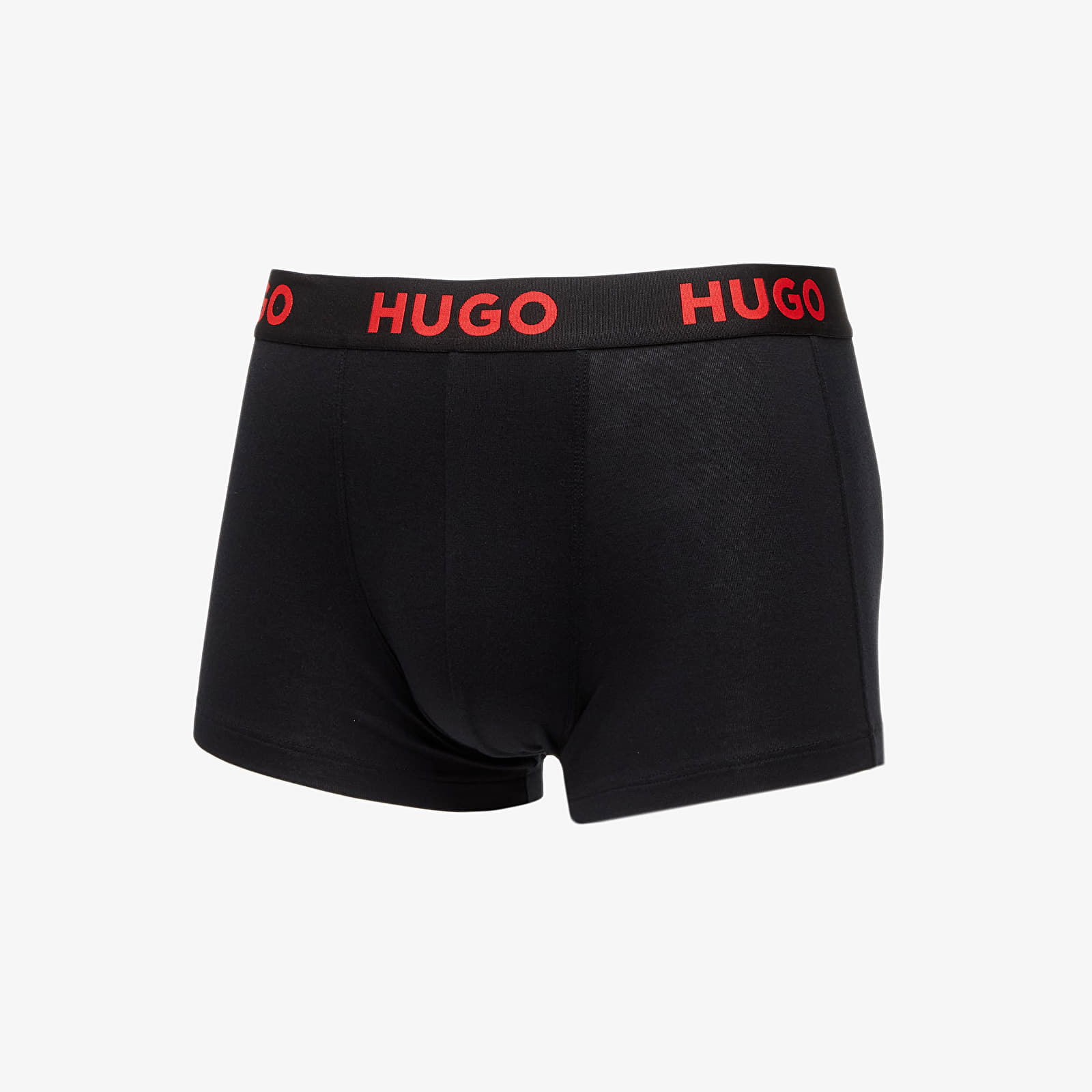 Logo-Waistband Stretch Trunks 3-Pack Black