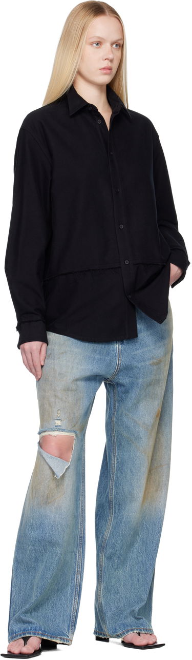 Košeľa 032C Workday Flannel Shirt Čierna | F25-URW-1302-000-W, 3