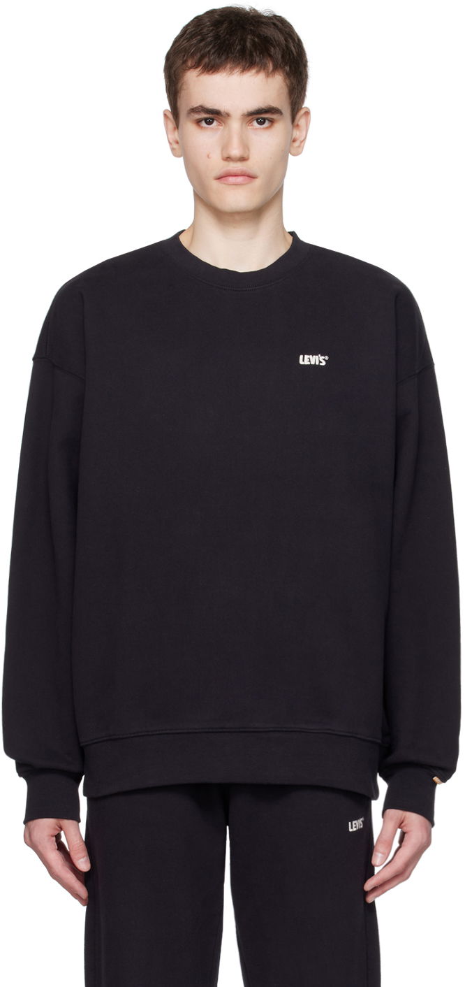 Mikina Levi's Crewneck Sweatshirt Čierna | A3770-0000, 0