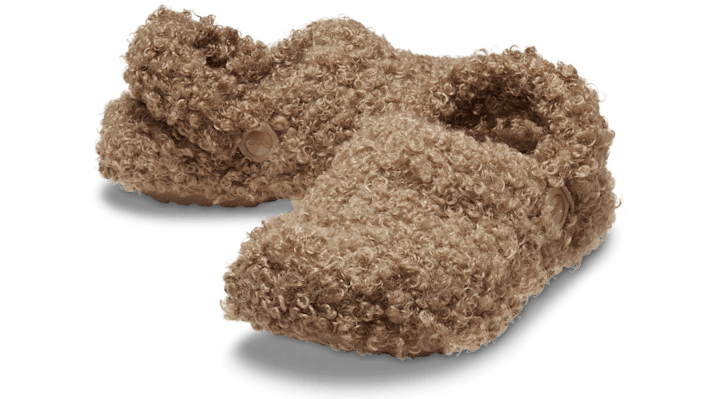 Tenisky a topánky Crocs Classic Faux Doodle Fur Clogs Hnedá | 210849-2EY, 1