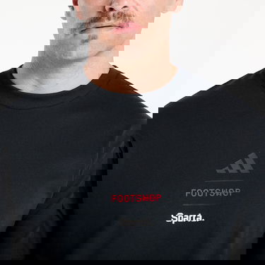 Tričko adidas Performance adidas x Footshop x Sparta Logotype Tee Čierna | FTSHP_494, 9