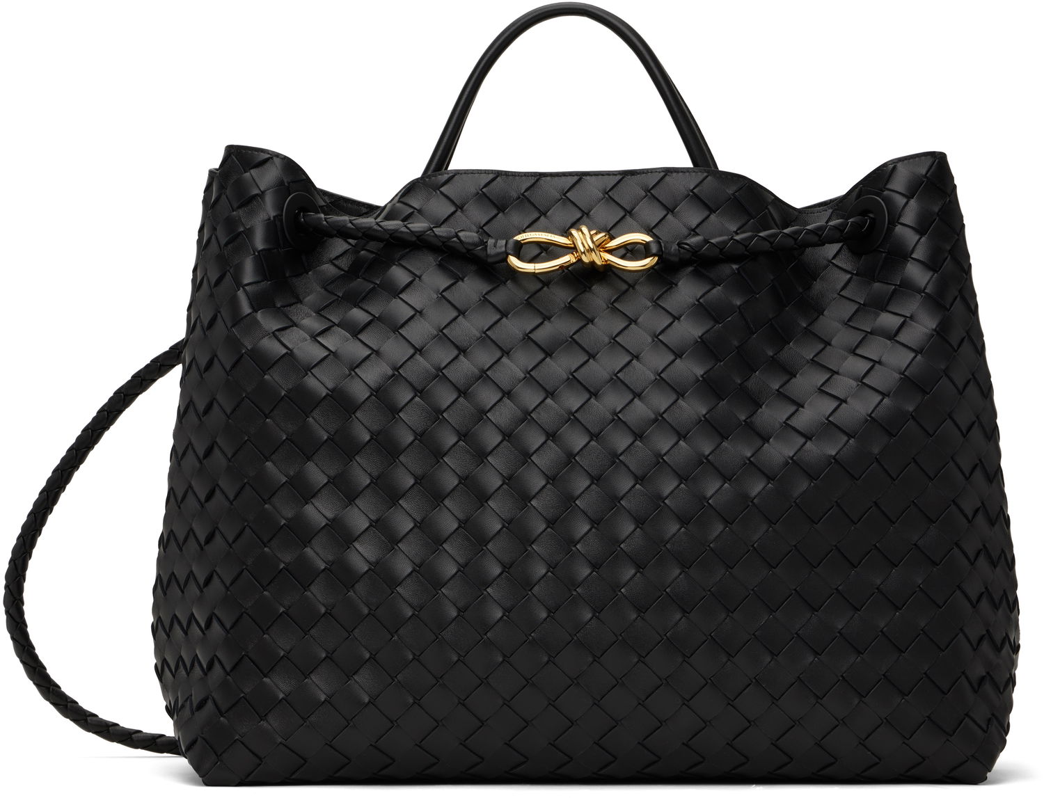 Kabelka Bottega Veneta Bottega Veneta Large Andiamo Bag Čierna | 766019VCPP11139, 0