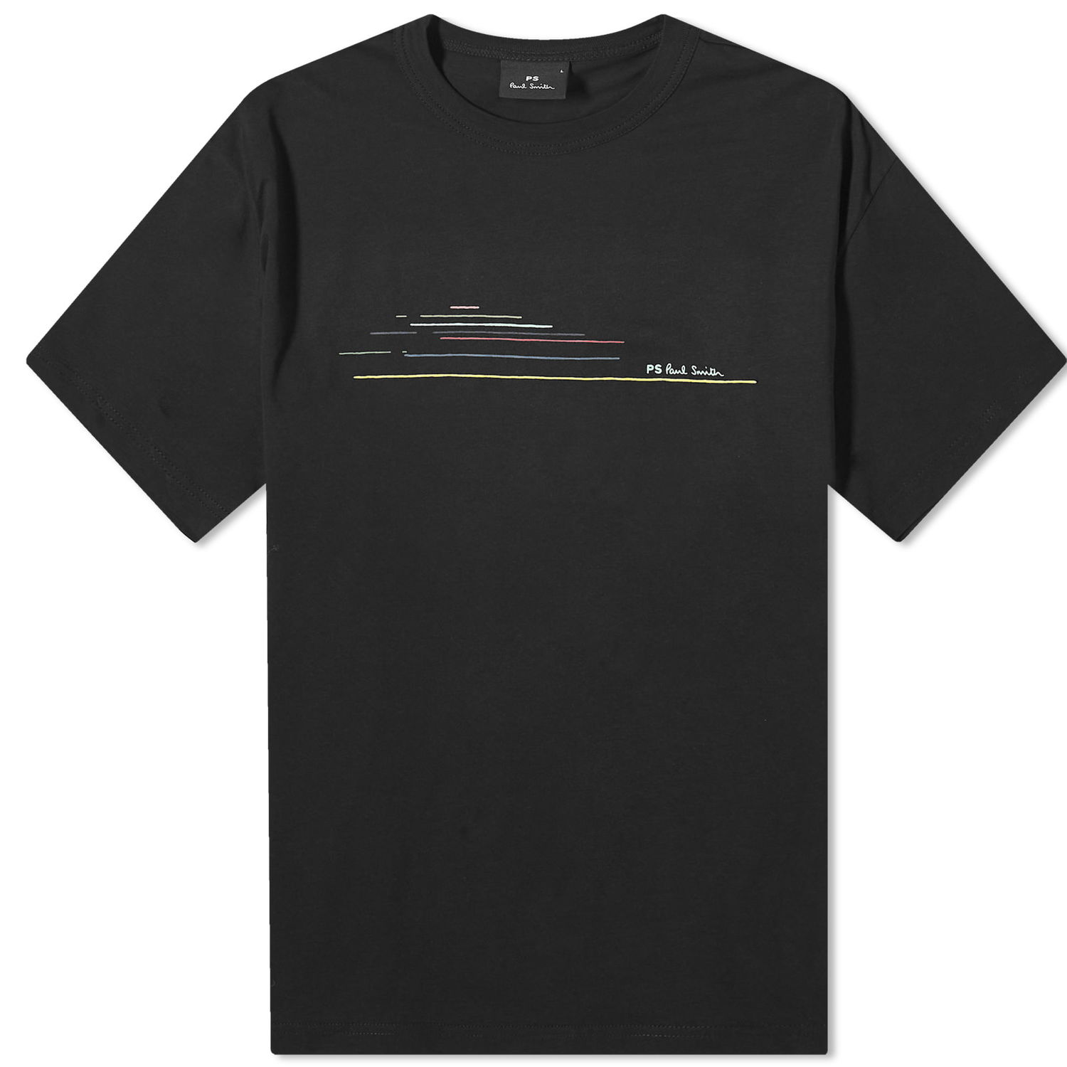 Tričko Paul Smith PS Paul Smith Chest Stripe Tee, Size Small Čierna | M2R-220X-MP4352-79, 1