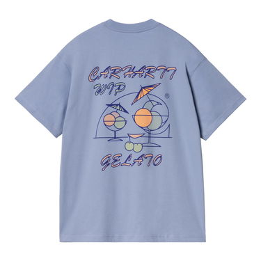 Tričko Carhartt WIP Short Sleeve T-Shirt Modrá | I033668_9, 3