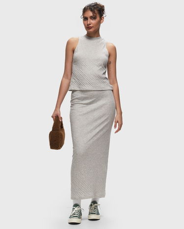 Sukňa American Vintage RUZY SKIRT Šedá | RUZ13AE24-GRIS-CLAIR-CHINE, 1