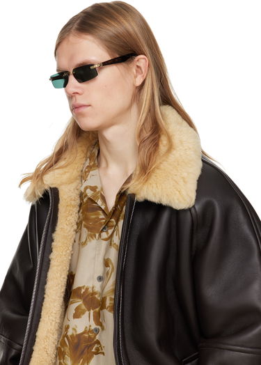 Slnečné okuliare Cartier Rimless Rectangular Sunglasses with Banded Hardware Metalická | CT0537S-002, 3