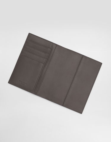 Peňaženka Dolce & Gabbana Dolce & Gabbana Calfskin Passport Holder Šedá | BP2215AV95680730, 3