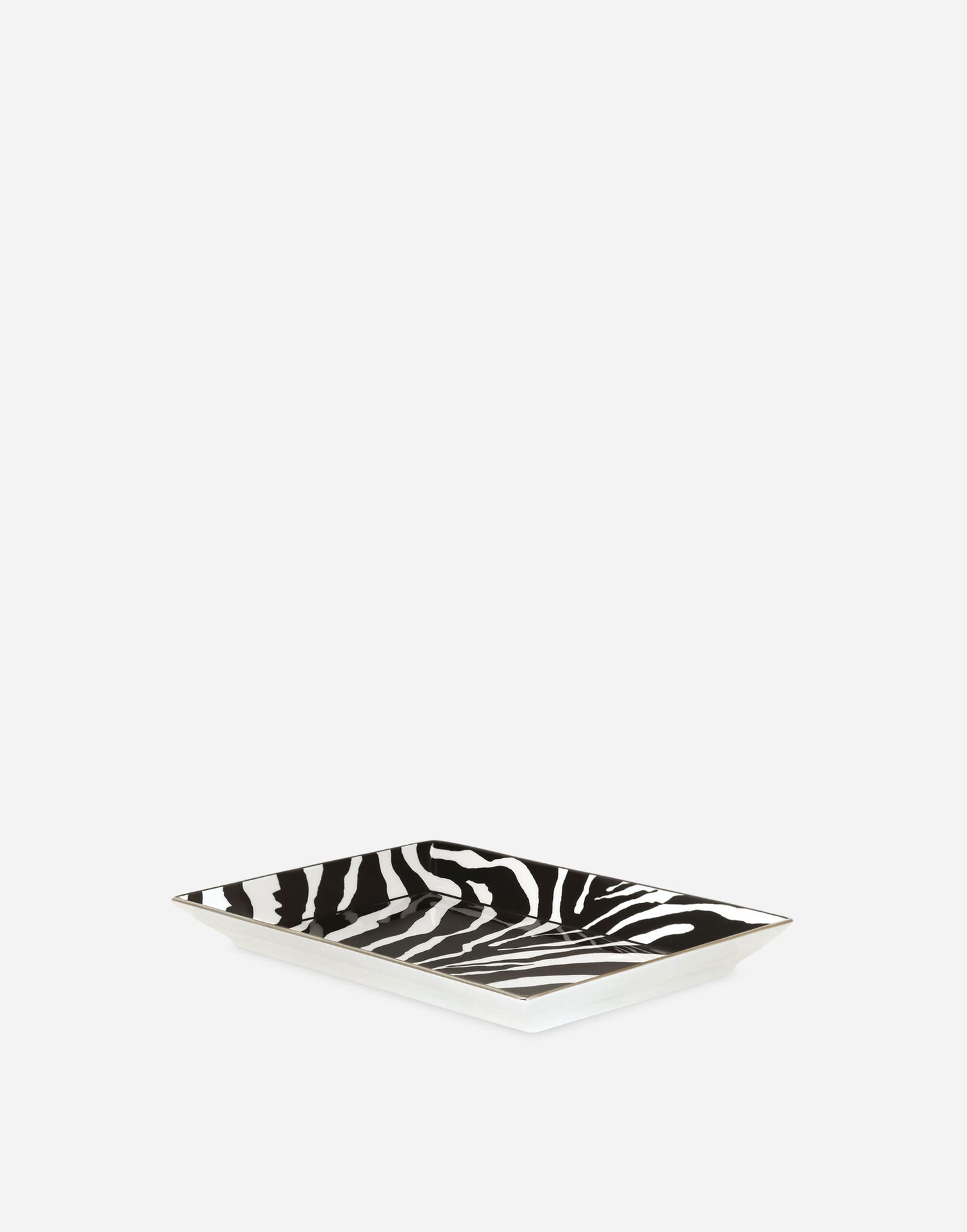 Home decor Dolce & Gabbana Porcelain Zebra Print Trinket Dish Onesize Rôznofarebný | TCC199TCAMJUZ003, 0