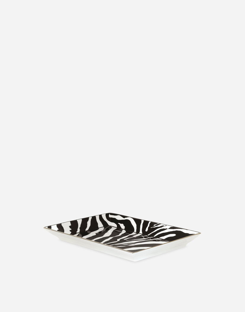 Home decor Dolce & Gabbana Porcelain Zebra Print Trinket Dish Onesize Rôznofarebný | TCC199TCAMJUZ003