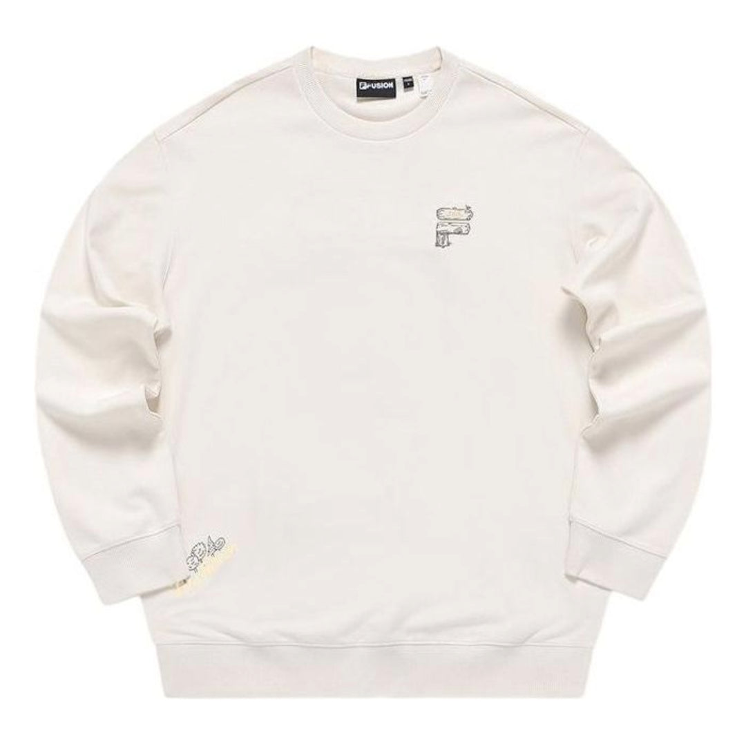 Mikina FILA FUSION Fob Graphic Sweatshirt Biela | T11U333206F-BG, 0