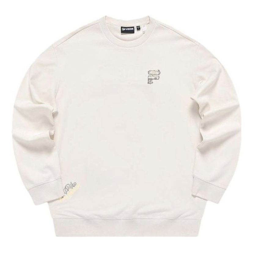 Mikina FILA FUSION Fob Graphic Sweatshirt Biela | T11U333206F-BG