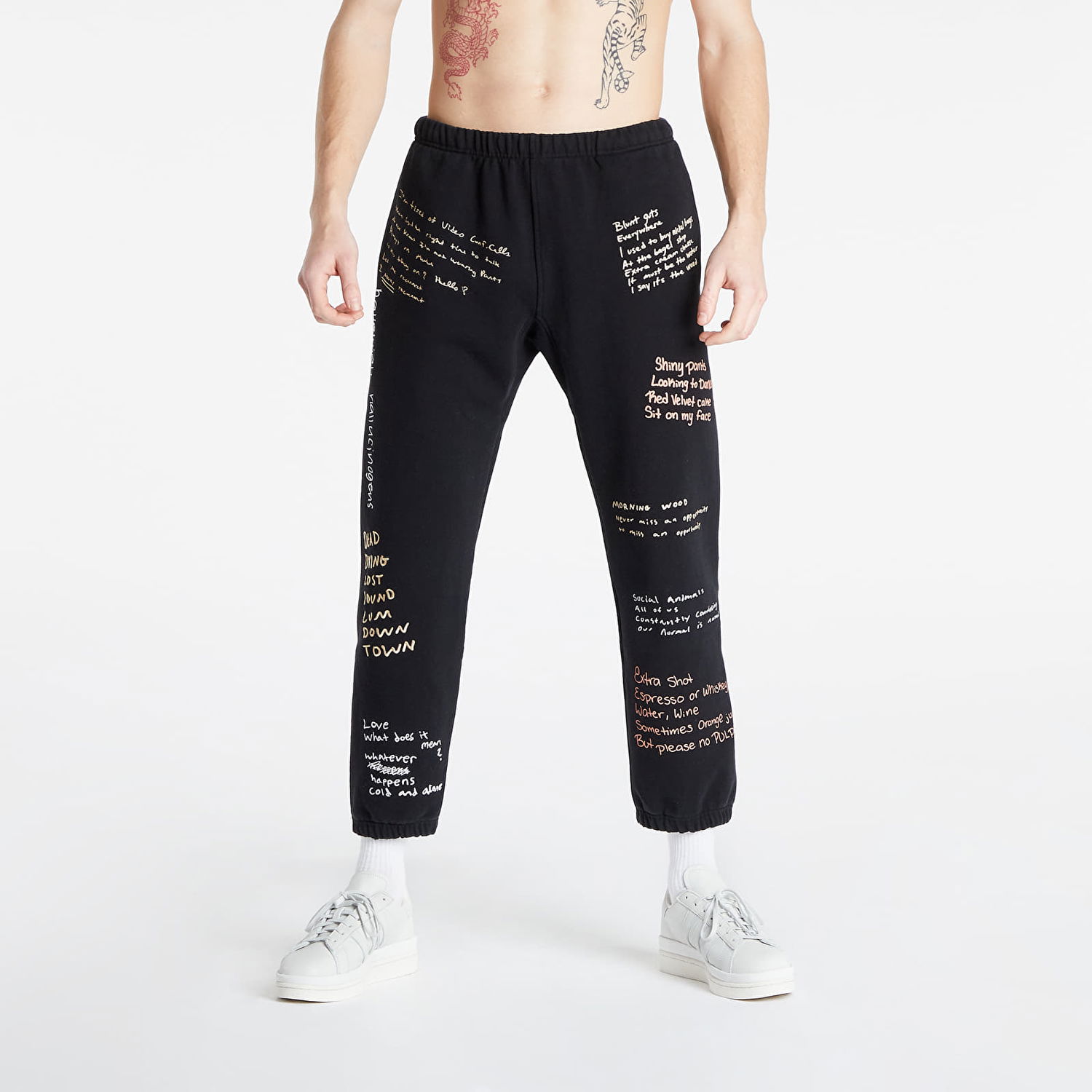 Tepláky Pleasures Remote Sweat Pant Čierna | P21W026 Black, 0