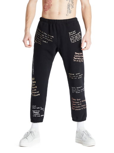 Tepláky Pleasures Remote Sweat Pant Čierna | P21W026 Black