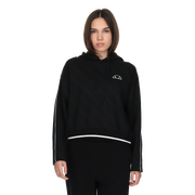 Cropped Striped Hoodie