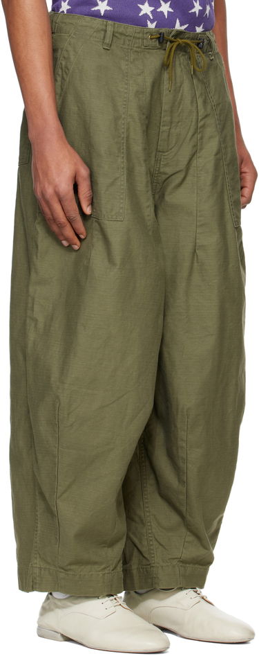 Cargo nohavice Needles NEEDLES H.D. Wide-Leg Trousers Zelené | QV153, 1
