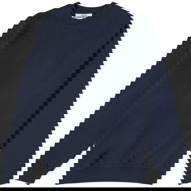 Sveter A.P.C. JW Anderson x Rene Embroidered Logo Crewneck Navy | COGVB-M27830-IAK, 0