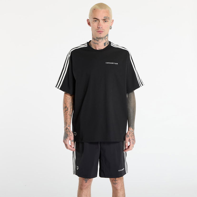 Tričko adidas Originals Kith Consortium Oversized Striped T-Shirt Čierna | KF1994