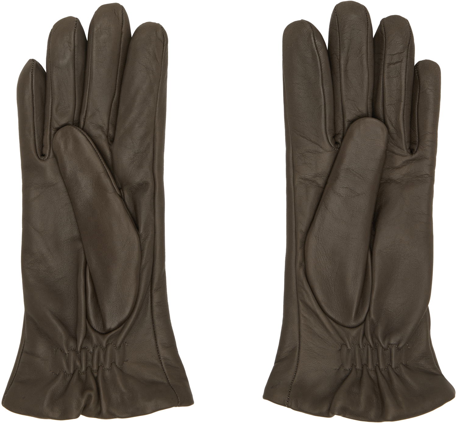 Rukavice TOTEME Leather Gloves Hnedá | 244-WSG0011-LE0096, 1