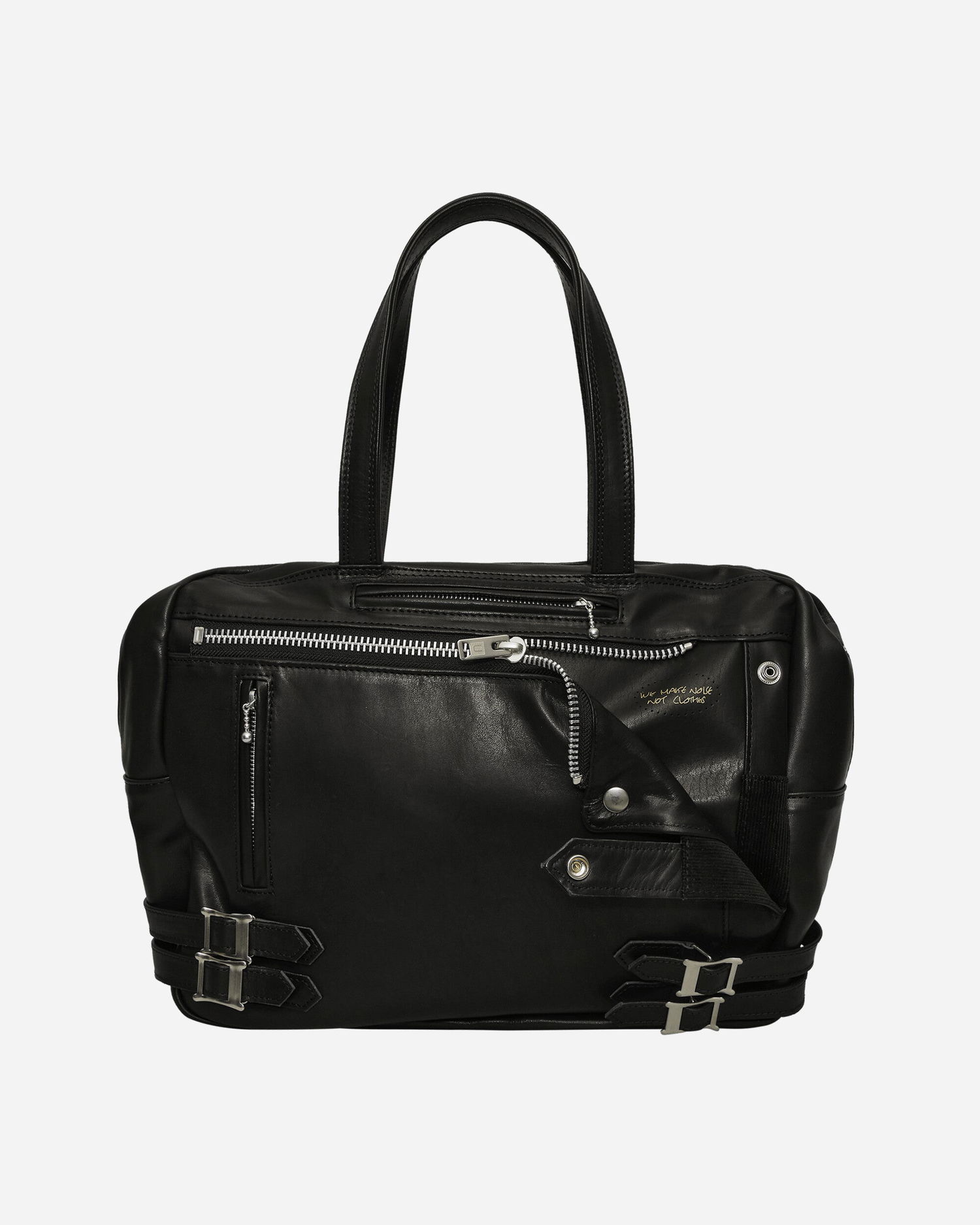 Cestovná taška UNDERCOVER Leather Rider's Bag Čierna | UC0D6B04 1, 0