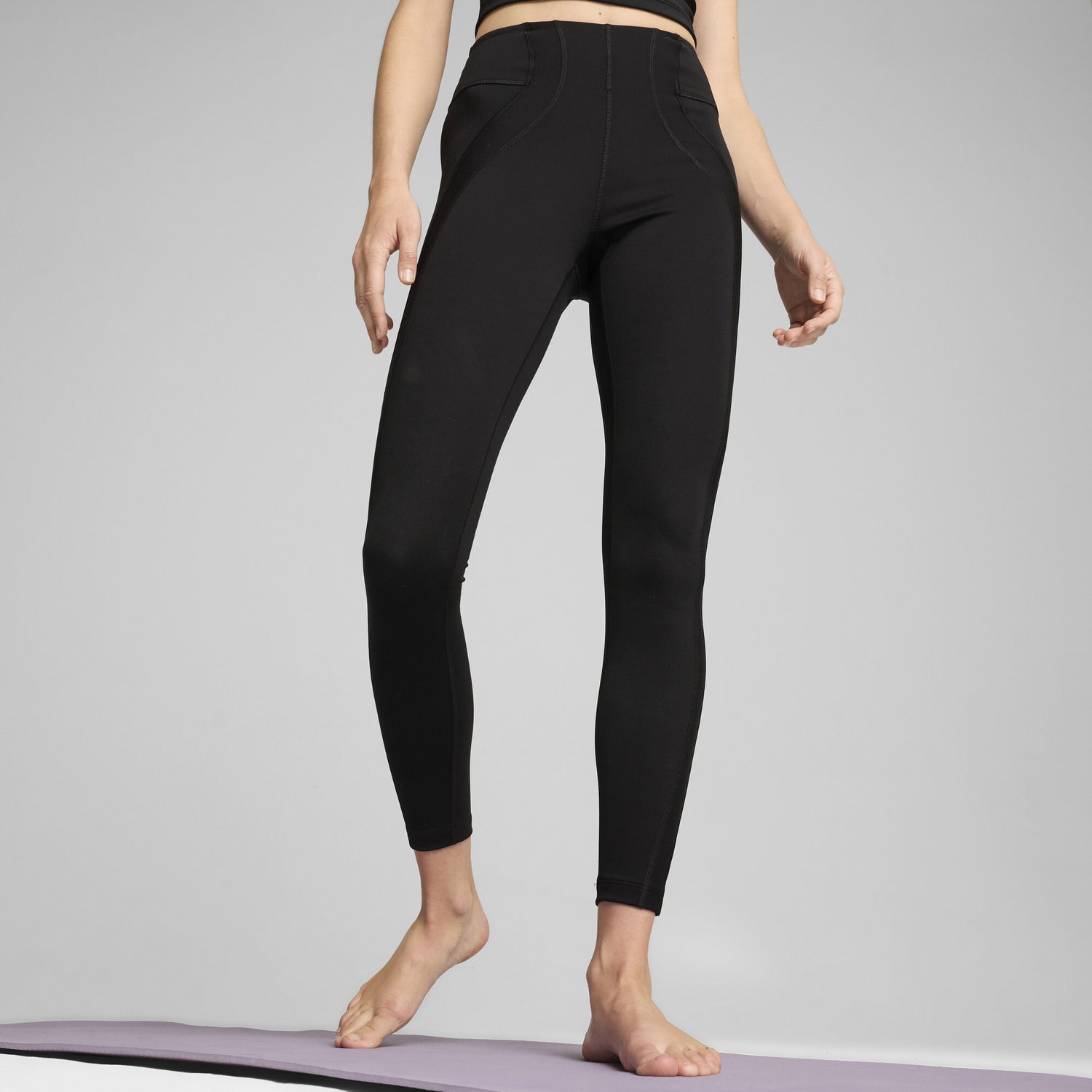 Legíny Puma CLOUDSPUN High-Waisted Ribbed Tights Čierna | 525680_01, 0