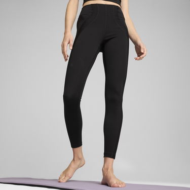 Legíny Puma CLOUDSPUN High-Waisted Ribbed Tights Čierna | 525680_01, 0