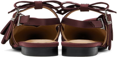 Doplnky GANNI GANNI Big Bow Slingback Flats Vínová | S2860, 1